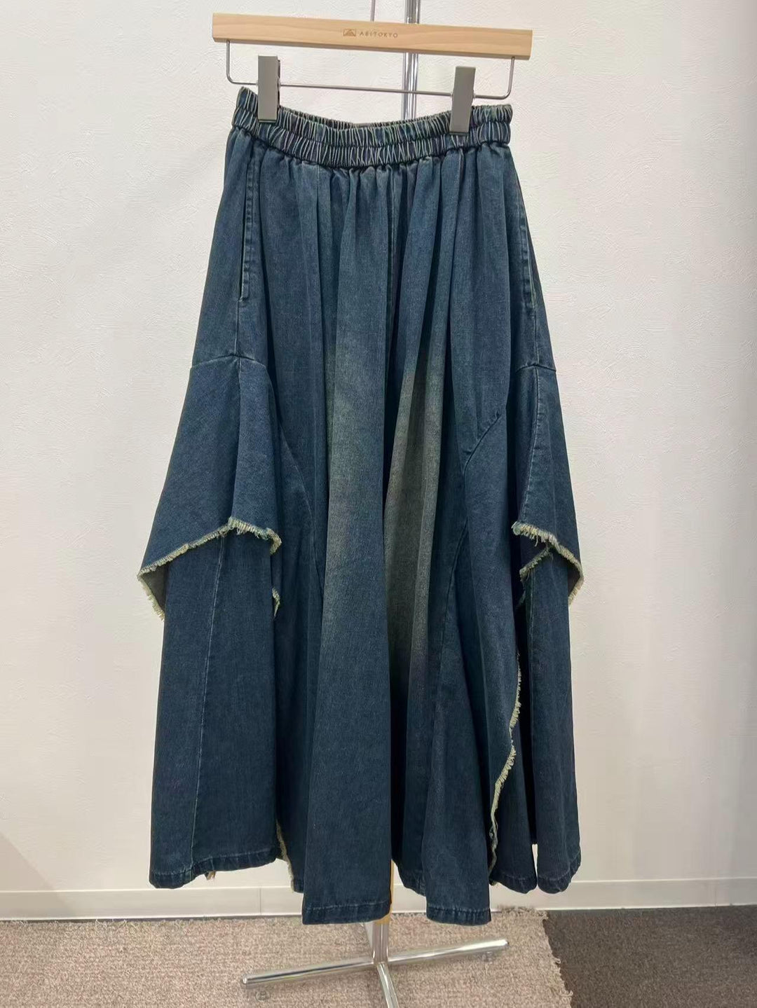 【超神デニパン】【ABITOKYO】切替フリンジデザインデニムパンツ　100