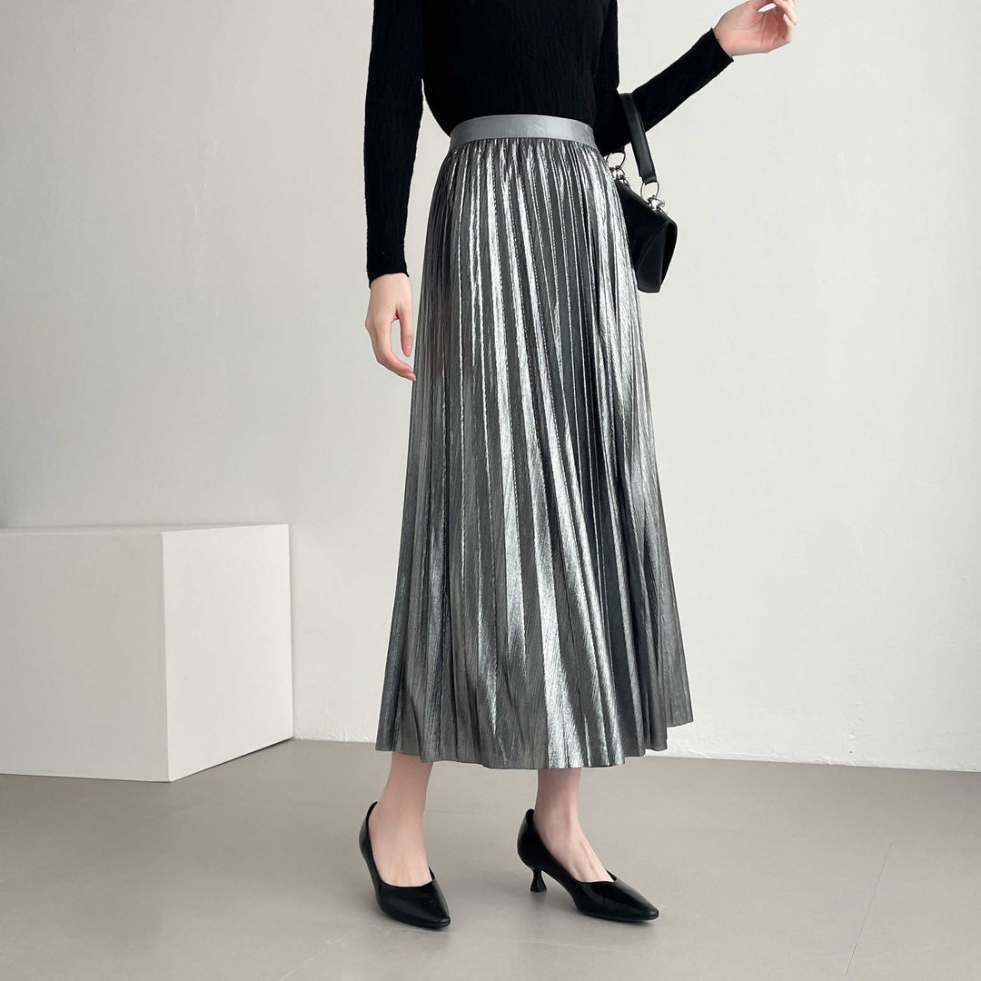 シャイニープリーツスカート