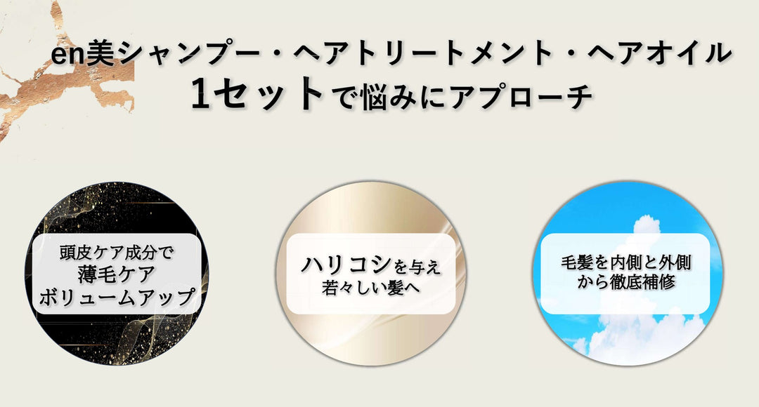 ☆ABITOKYOオリジナルシャンプー＆トリートメント　「en美」