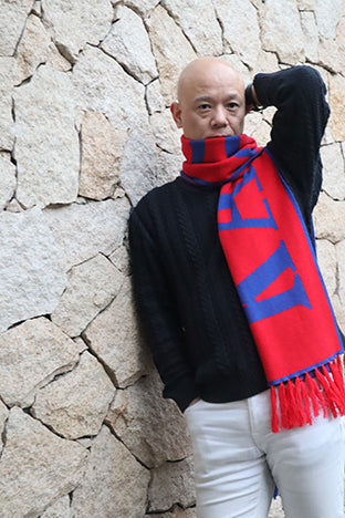 KAMOCCI ロゴマフラー