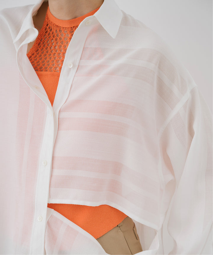 Slash Regular Collar Shirt