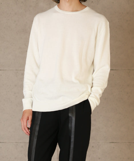 特別限定商品 クルーネックニット 日本製