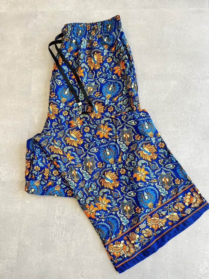 フラワープリントパンツ