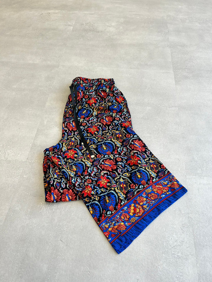 フラワープリントパンツ