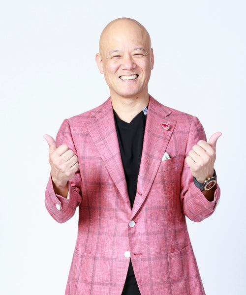 ジャケットinVネックカットソー