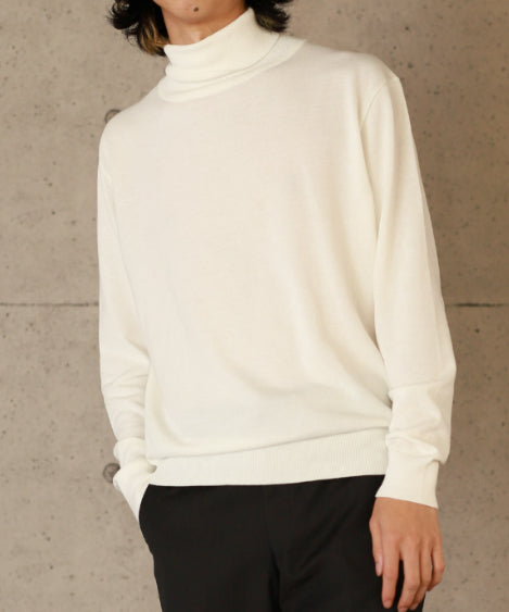 特別限定商品 タートルネックニット 日本製