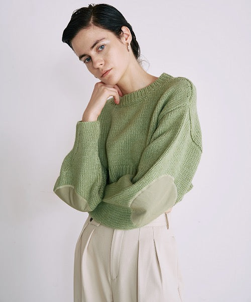 Cropped Knit Tops（クロップドニットトップス）