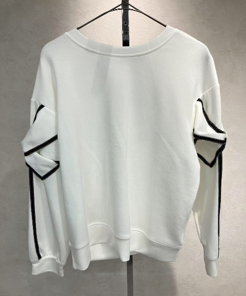 【神リボンロングT】☆袖リボンデザインプルオーバー