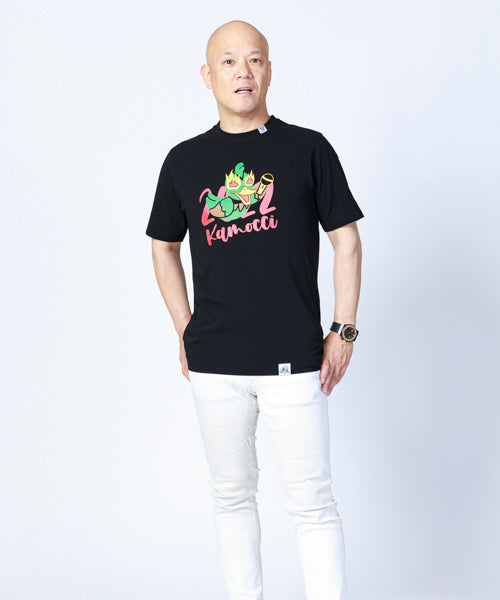 ジャケットinプリントクルーネックカットソー