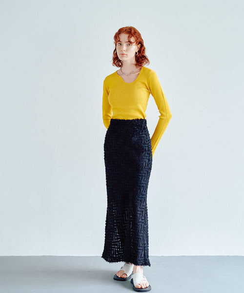 Father Jacquard Skirt（ファーザージャカードスカート）
