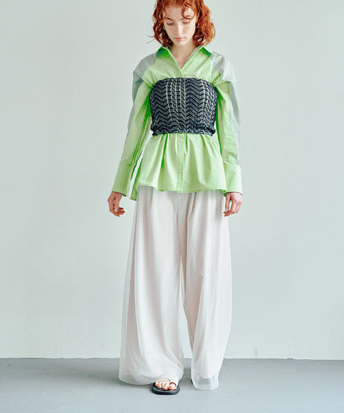 Tulle Wide Pants（チュールワイドパンツ）