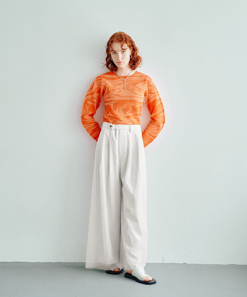 Tulle Wide Pants（チュールワイドパンツ）