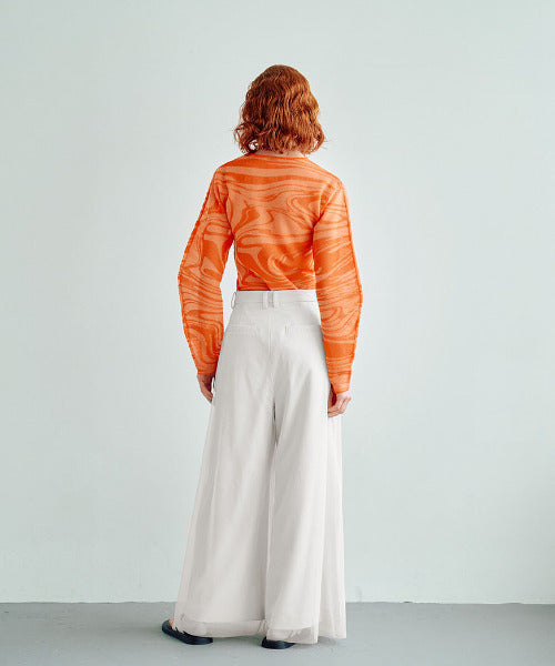 Tulle Wide Pants（チュールワイドパンツ）