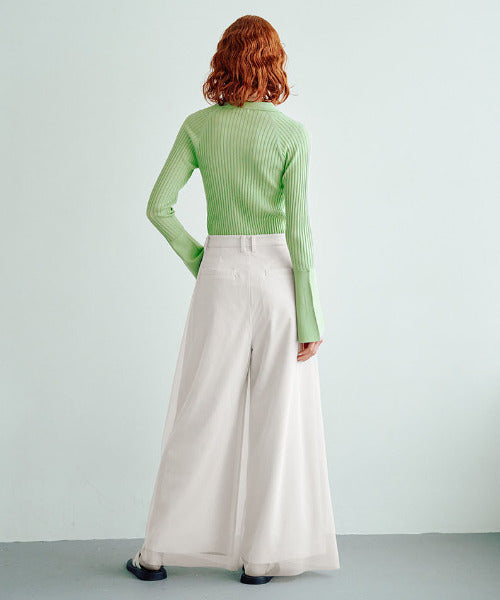 Tulle Wide Pants（チュールワイドパンツ）