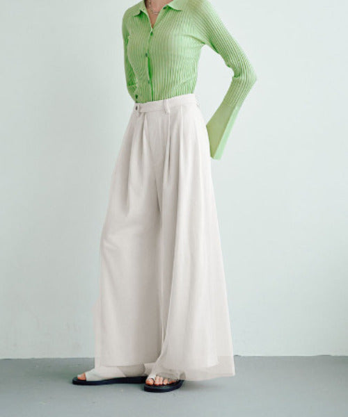 Tulle Wide Pants（チュールワイドパンツ）