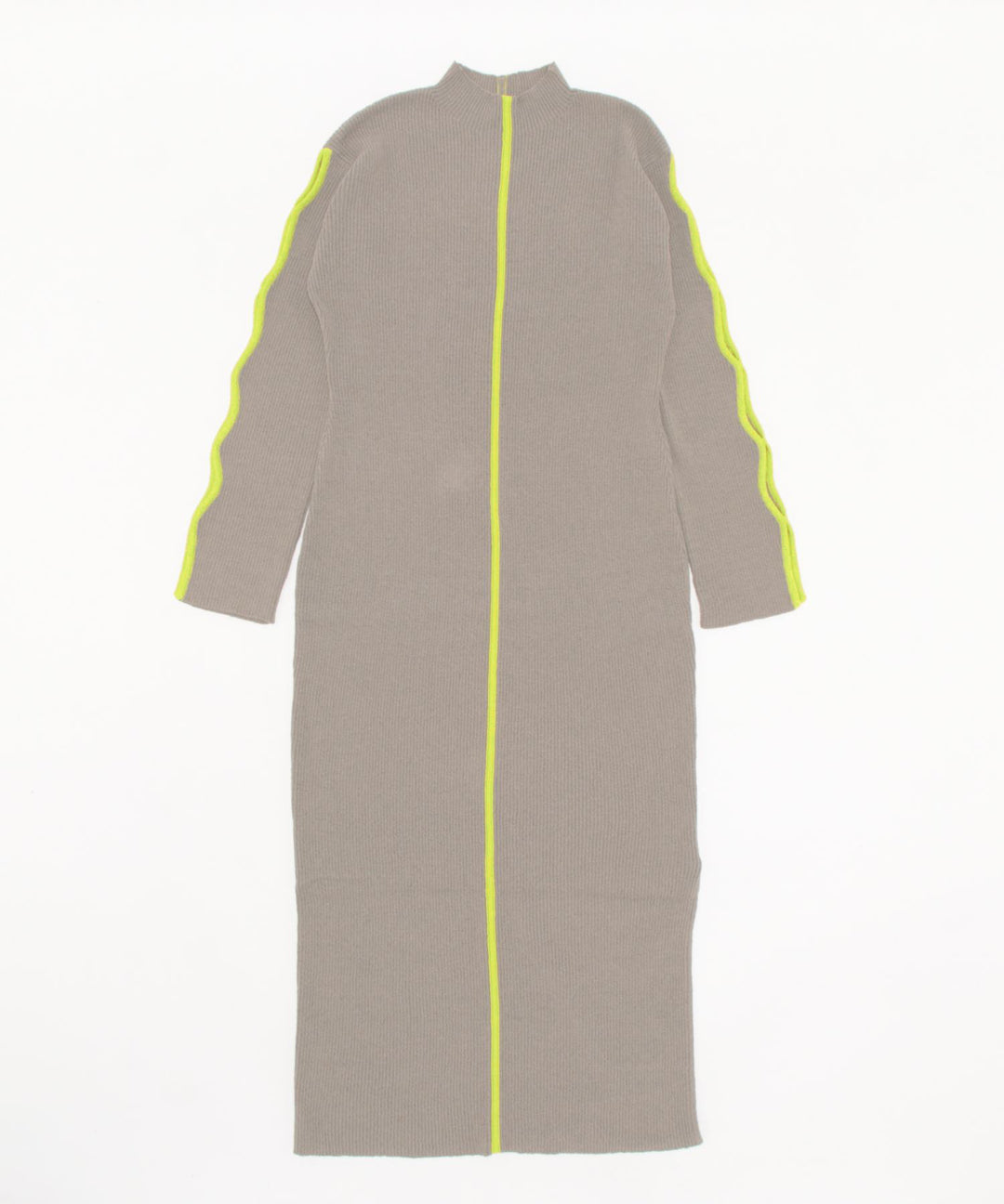 Bicolor Rib Knit Onepiece（バイカラーリブニットワンピース）