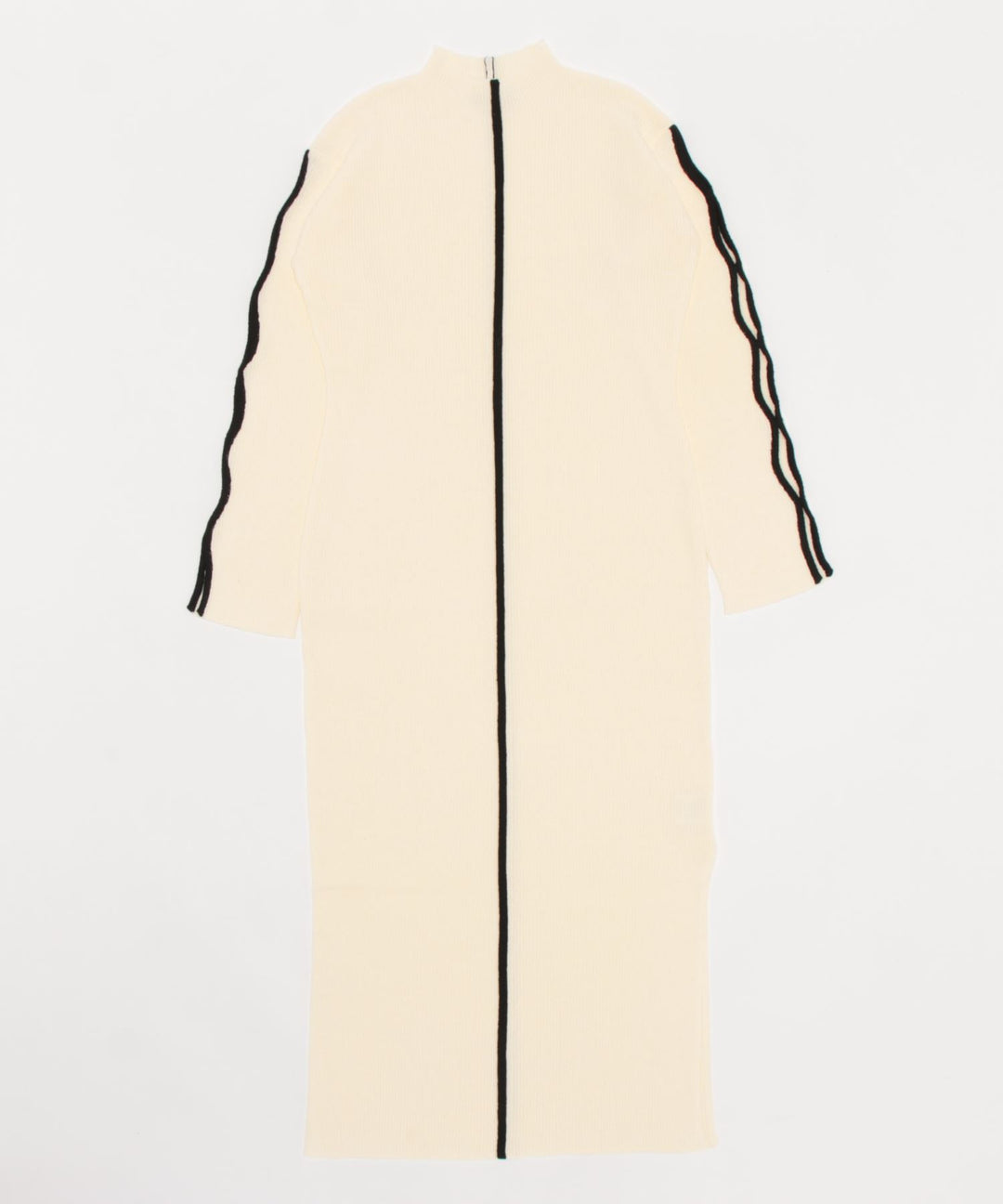 Bicolor Rib Knit Onepiece（バイカラーリブニットワンピース）