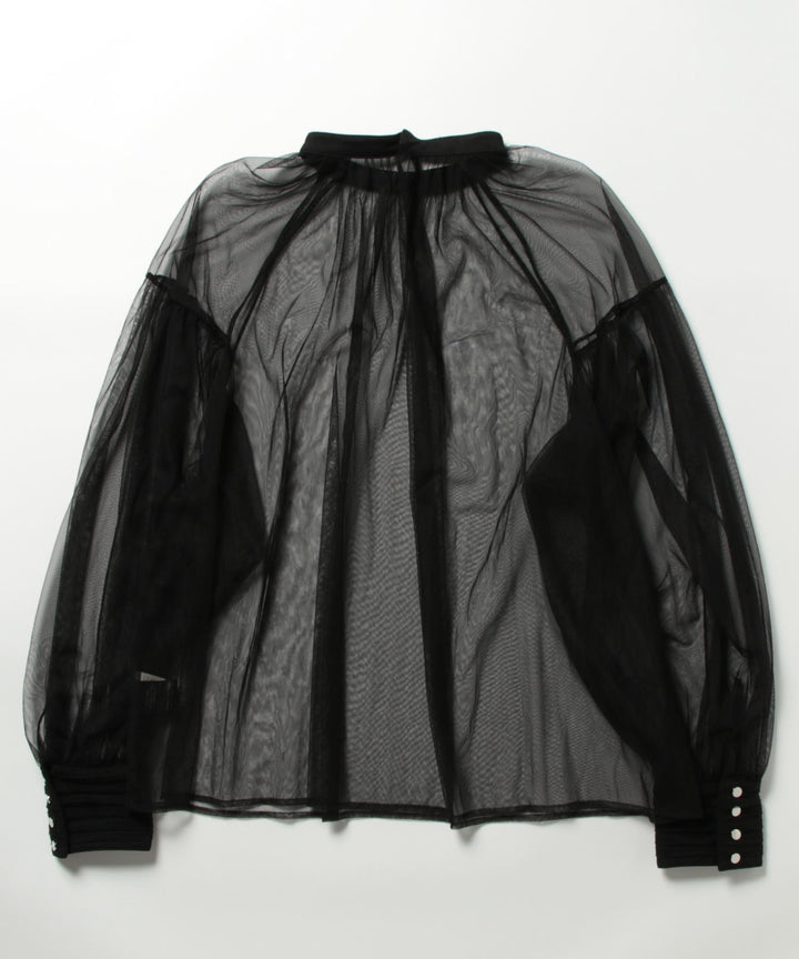 Tulle Over Blouse