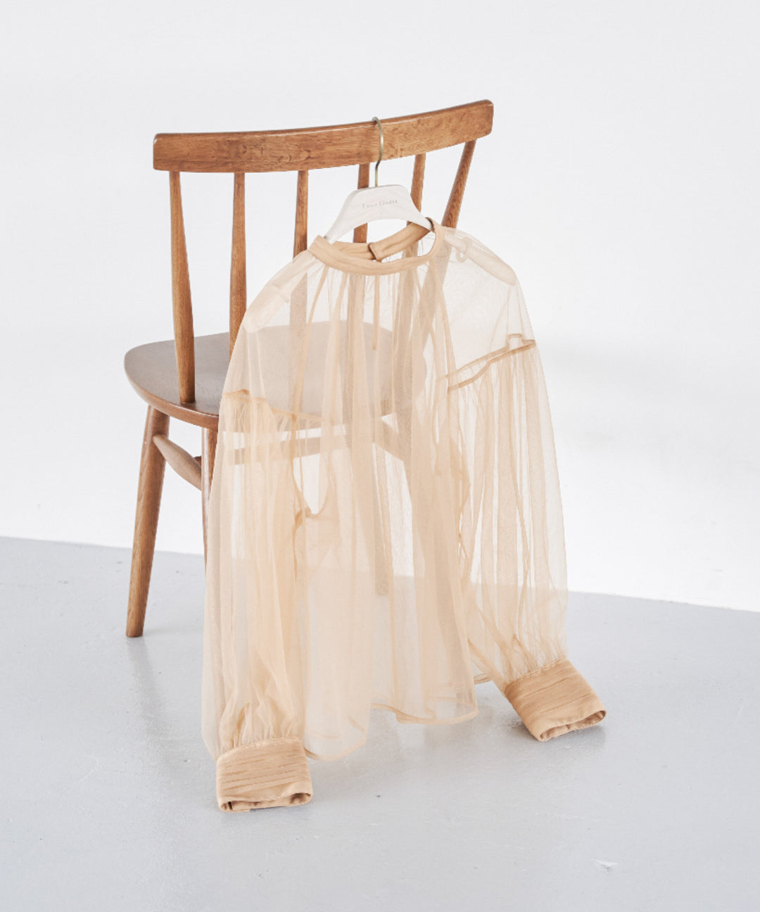 Tulle Over Blouse