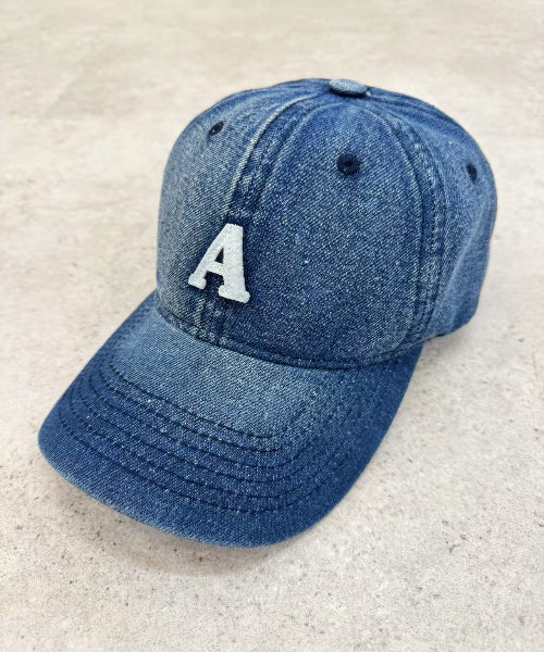 【神キャップ】☆Aロゴデニムキャップ