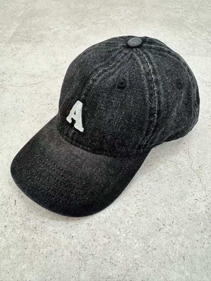 【神キャップ】☆Aロゴデニムキャップ