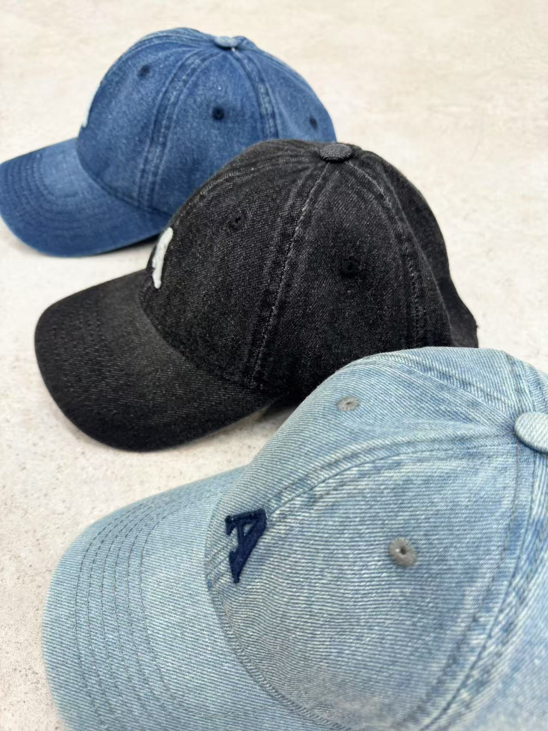 【神キャップ】☆Aロゴデニムキャップ