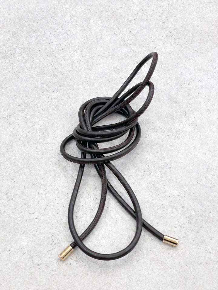 レザー調ロープベルト