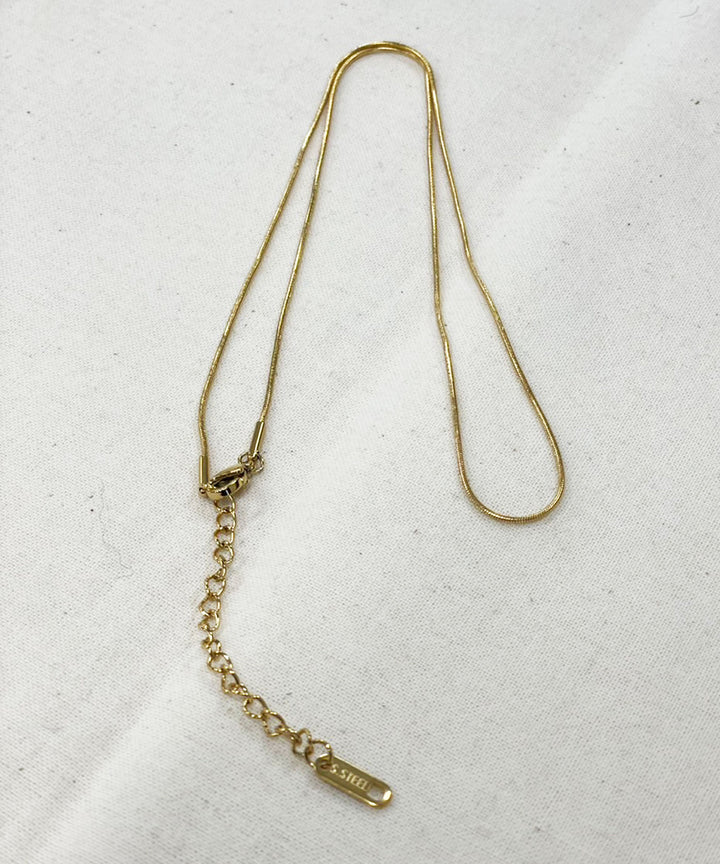 ステンレス スネークチェーン 40cm+5cm ネコポス発送