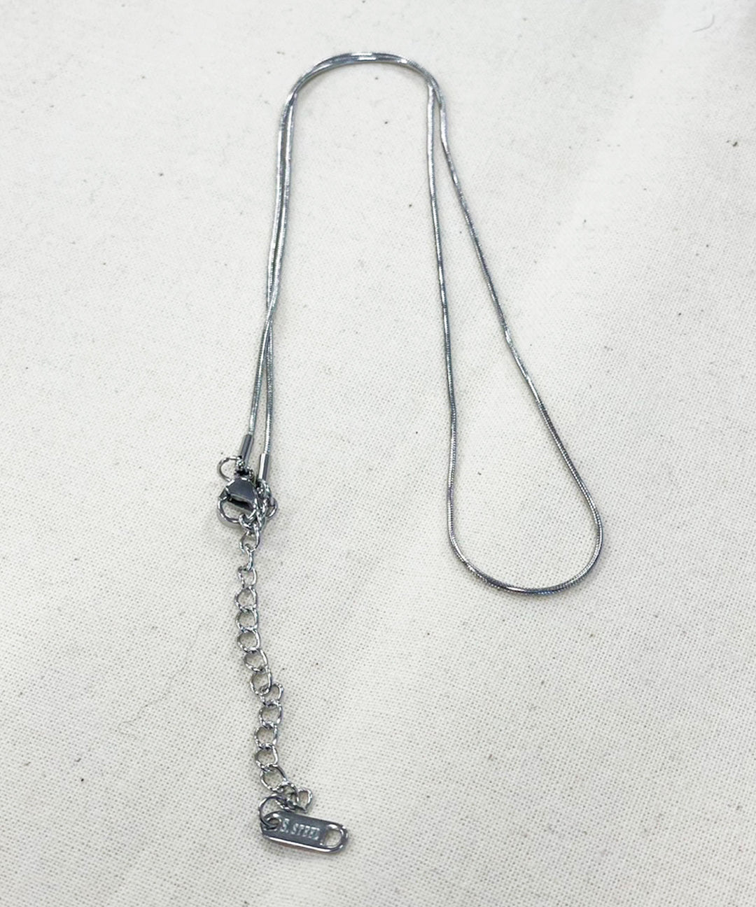 ステンレス スネークチェーン 40cm+5cm ネコポス発送