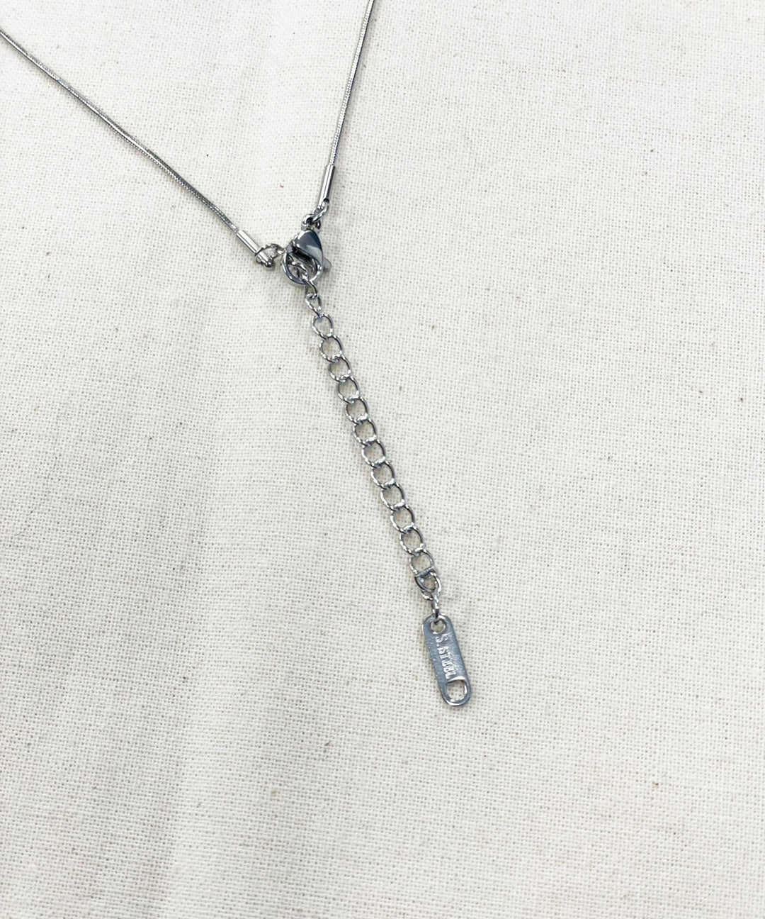 ステンレス スネークチェーン 40cm+5cm ネコポス発送