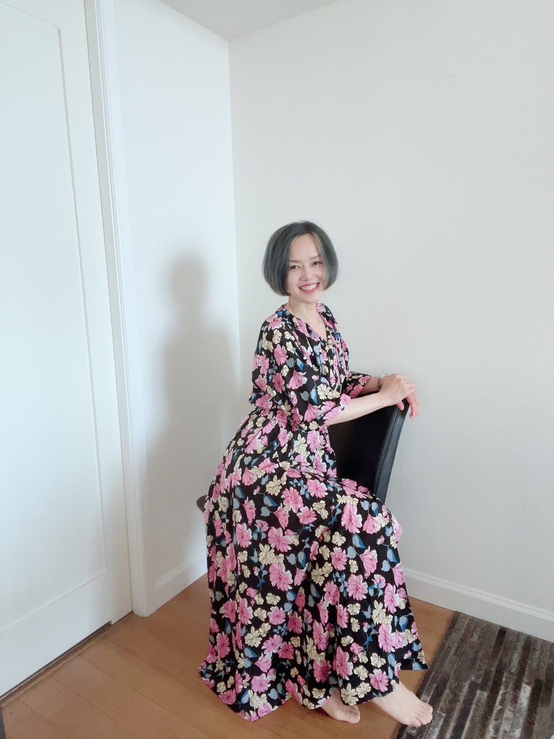 ドルマンスリーブギャザーOP