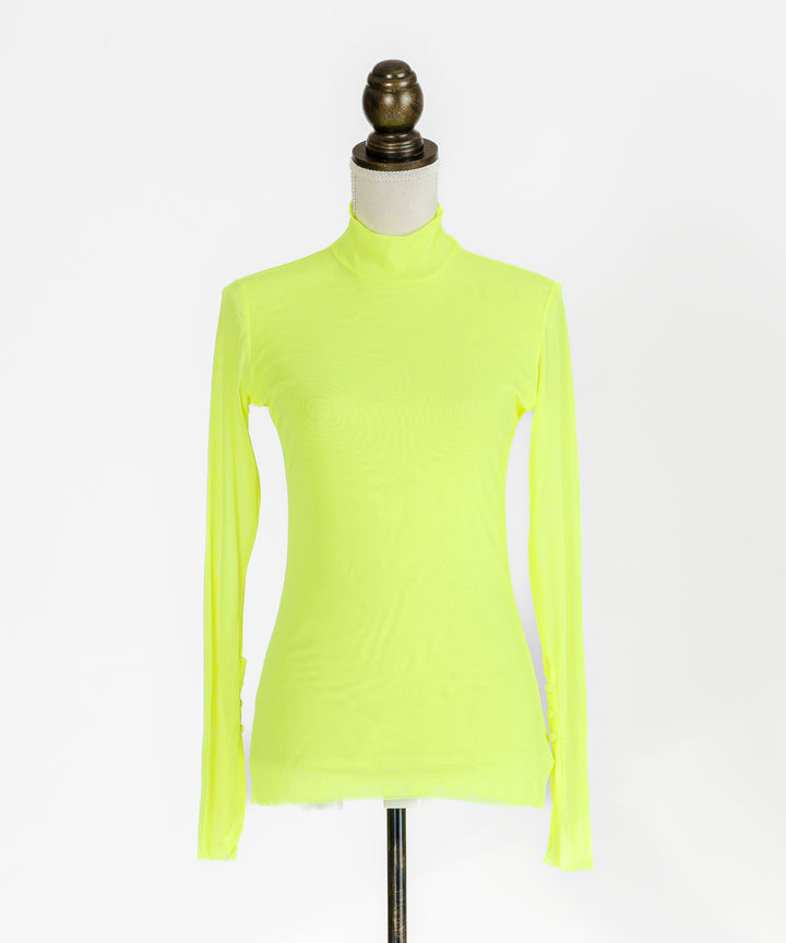 ハイネックシアートップス