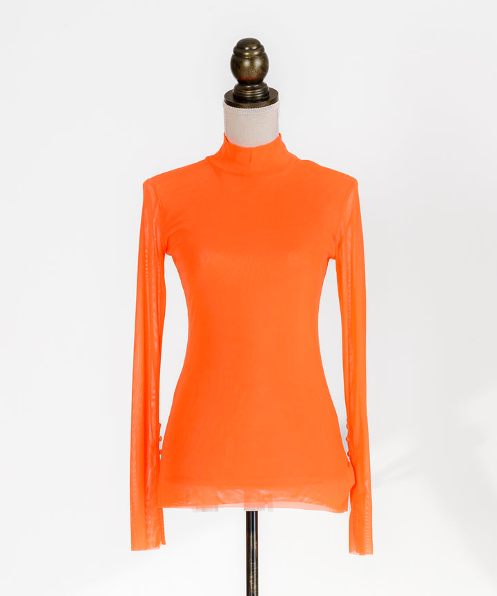 ハイネックシアートップス