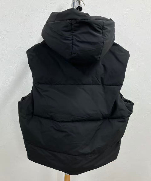 【超神ダウン】☆フード付きダウンベスト