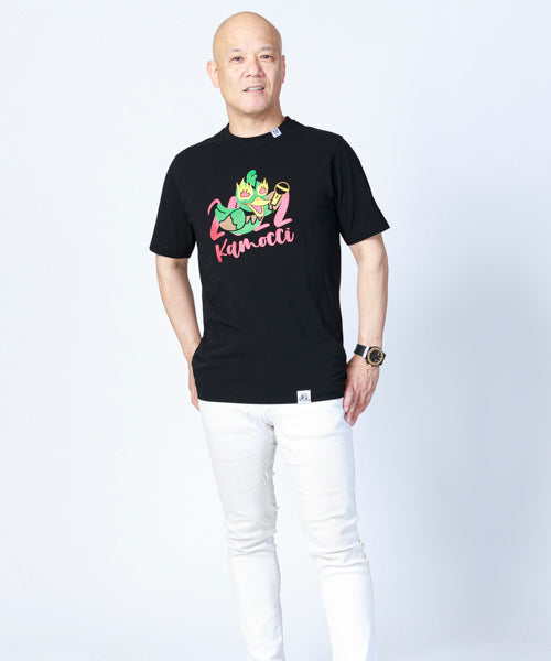 ジャケットinプリントクルーネックカットソー