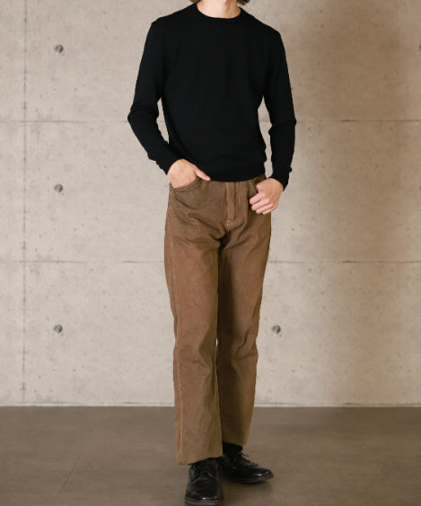 特別限定商品 クルーネックニット 日本製