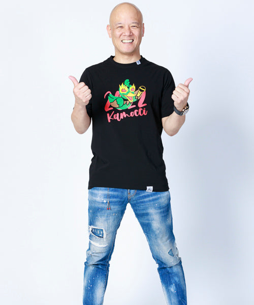 ジャケットinプリントクルーネックカットソー