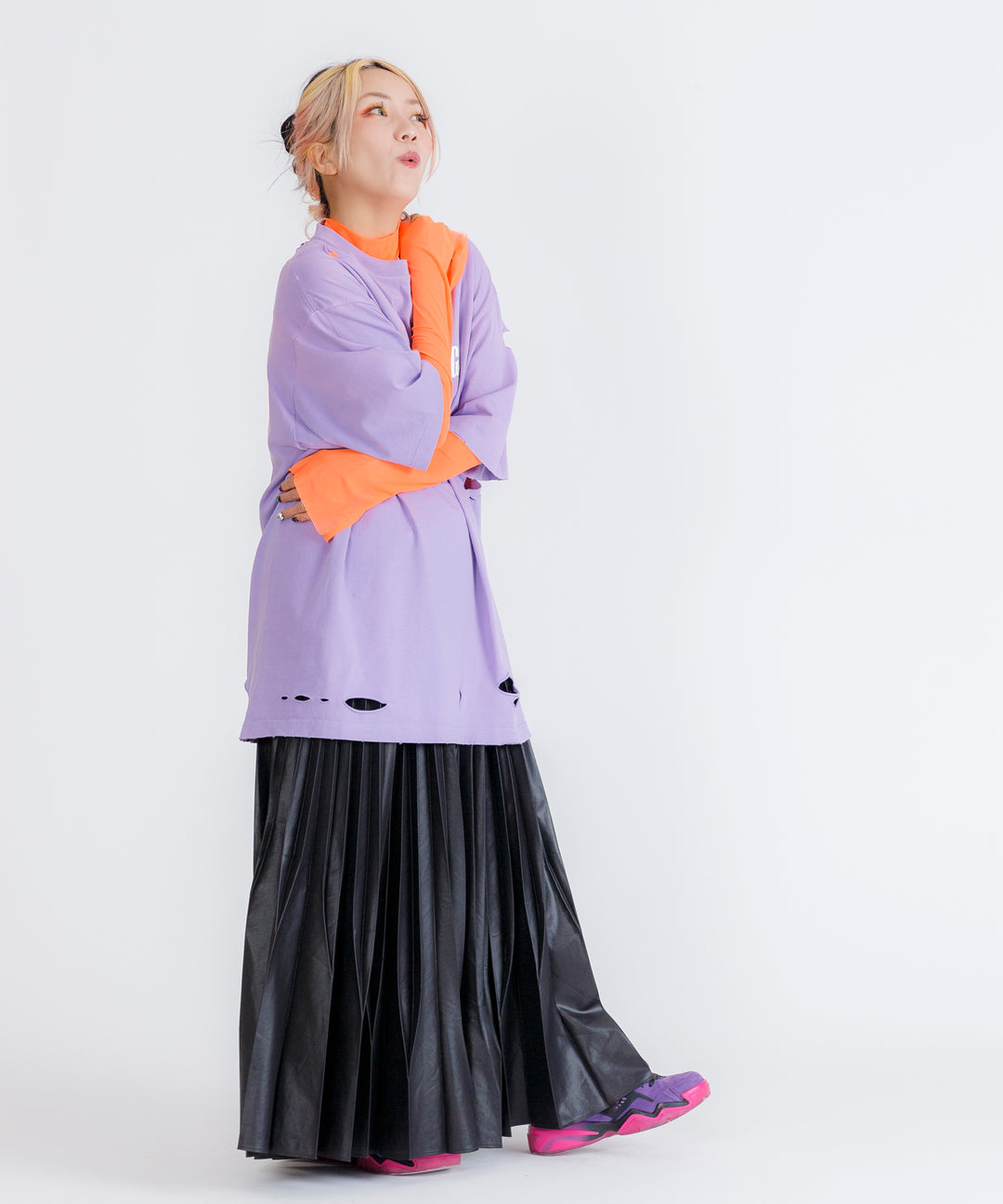 ハイネックシアートップス