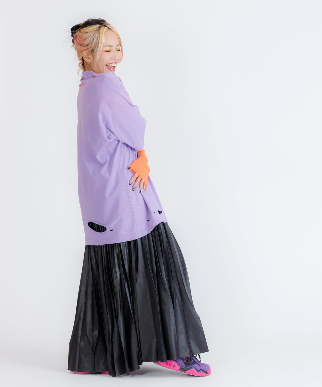 ハイネックシアートップス