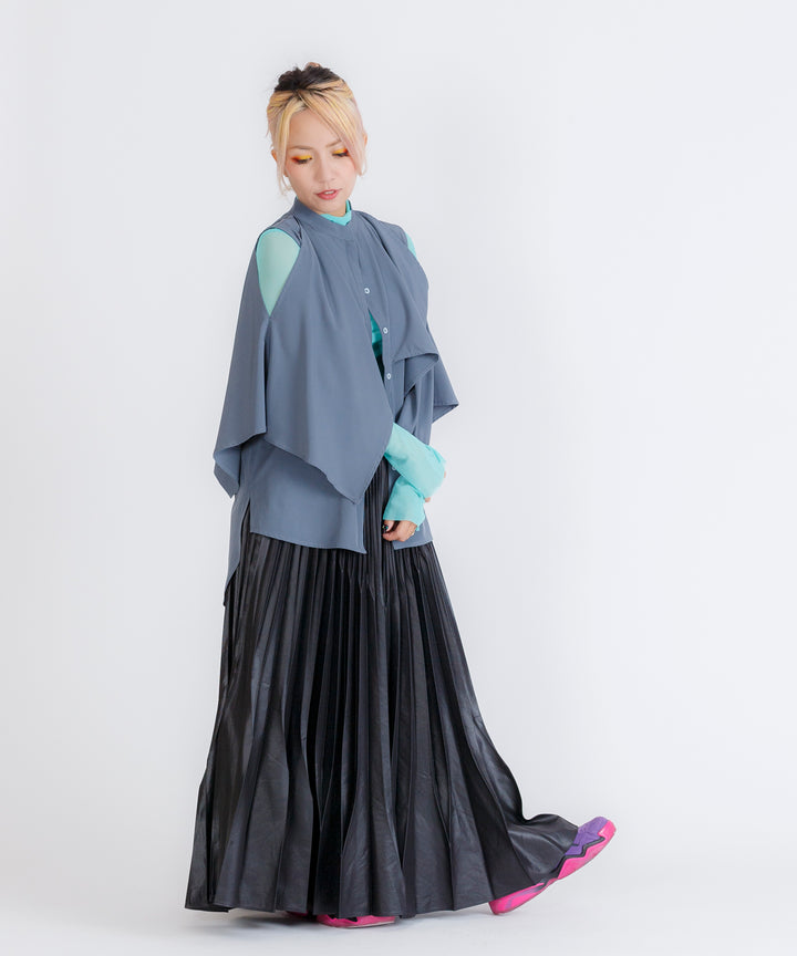 ハイネックシアートップス